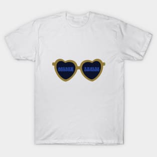 clarionu heart sunglasses T-Shirt